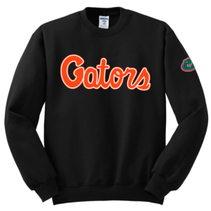 Gators Crew Sweater - Cotton Black